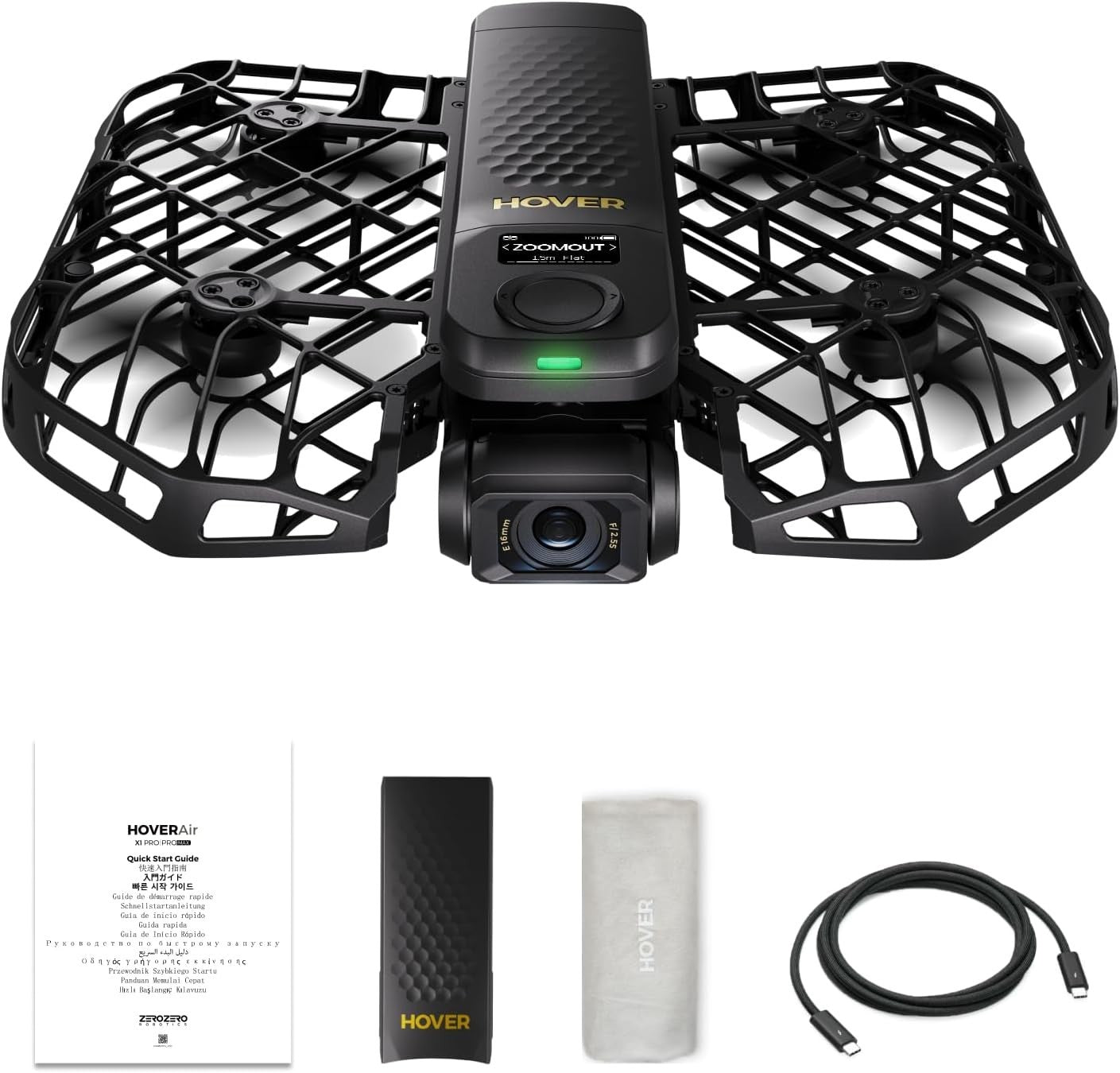 Drone HOVERAir X1 Pro Max 8K – caméra volante pliable avec suivi automatique et modes intelligents