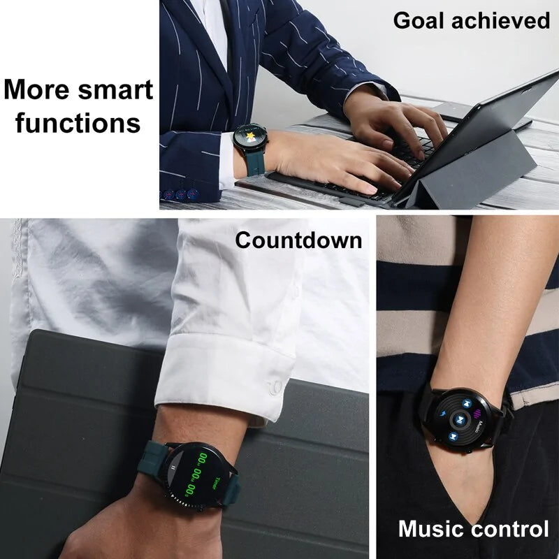 Montre intelligente Bluetooth IP67 avec écran tactile 1,3 po