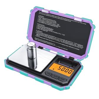 Balance de poche numérique AMIR 200 g x 0,01 g avec poids de calibration