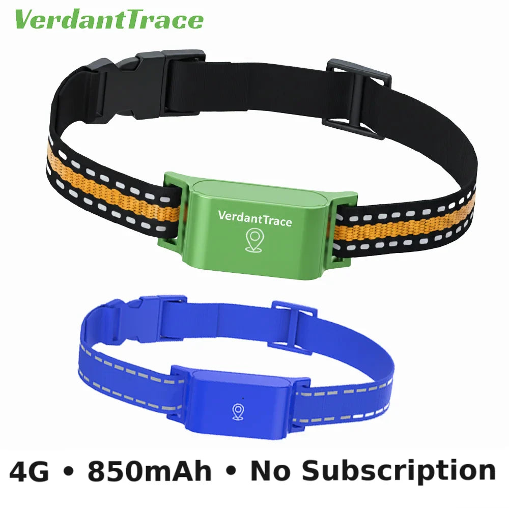 Collier GPS étanche VerdantTrace VT01 avec suivi en temps réel