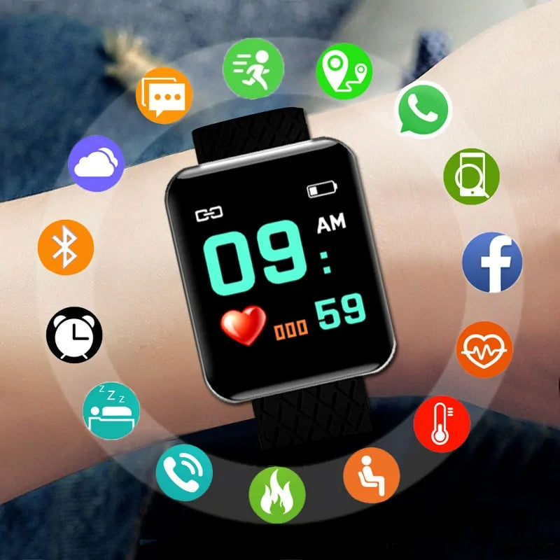 Smartwatch sport Bluetooth avec suivi santé