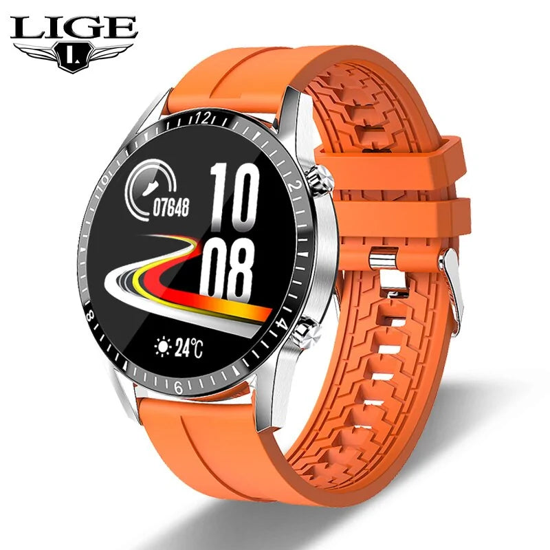 Montre intelligente Bluetooth IP67 avec écran tactile 1,3 po