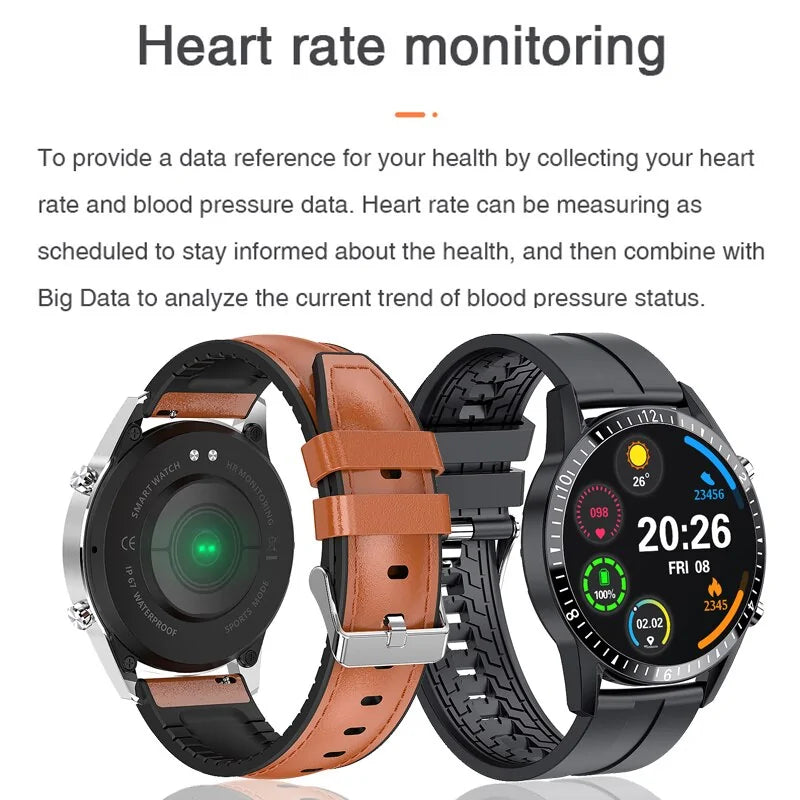 Montre intelligente Bluetooth IP67 avec écran tactile 1,3 po